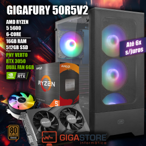 Desktop Gaming RYZEN 5 5600 RTX 3050 16GB RAM 512GB SSD W11